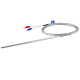 TW-R(K) 4.8*230*1.5m Термопара тип CA (K), проводной вывод 2 точки d=4.8мм, длина головки 230 мм, длина кабеля 1,5 метра