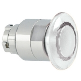 8LM2TBL6248 Толкатель грибовидной кнопки d=40 мм в металлическом корпусе, с возможностью установки подсветки, с фиксацией, возврат оттягиванием, (без крепежного основания ..AU120), цвет белый