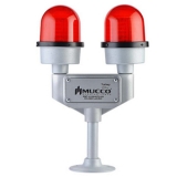 SNT-U125-DT2-24-1 Двойная авиационная сигнальная лампа, мигающее свечение, Красный, 24V/DC, IP65.