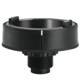 8 LB6 BP 05   БАЗА ДЛЯ ОТВЕРСТИЯ 22MM, ПЛАСТИК, ЧЕРНЫЙ