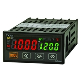 TK4N-14CR Температурный ПИД-контроллер с ЖК-дисплеем (4 разряда), Ш48×В24 мм, вход (термопара, термосопр, аналог.), 1 - авар. выход., 1-й управл. выход по току 0/4-20мА или выход ТТР вкл./выкл., 2-й выход реле 3А, 250VAC (нагр. и охл.), 100-240VAC, IP65