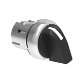 LPSS132 Металлический переключатель d=22 мм, с короткой ручкой, 3 положения 1>0-2, фиксация в центральном положении и справа, (без крепежного основания LPXAU 120M)