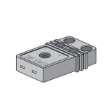 DY-2000-2 Разъём для термопары Хромель-Алюмель(K), с плоскими контактами, розетка