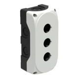 LPZP3A8 Корпус пластиковый для пультов управления, 3 отверстия под кнопки, цвет серый