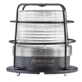 SNT-125-B-ND-KFS-5 Сигнальный маяк 100 мм, датчик освещенности, 5 режимов свечения, Белый, 85-260V AC/DC, IP65. Зуммер