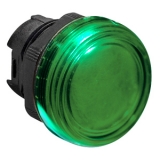 LPL3 Колпачок светового индикатора, пластиковый корпус из полиамида, под диаметр отверстия d=22 мм, (без крепежного основания LPXAU 120), цвет колпачка зеленый