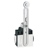 KNF2A11 Концевой выключатель, регулируемый рычаг с металлическим роликом, 2 боковых входа, 1NO+1NC