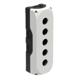 LPZP5A8 Корпус пластиковый для пультов управления, 5 отверстий под кнопки, цвет серый