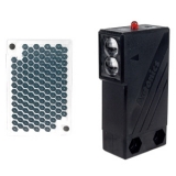 BMS2M-MDT Фотодатчик, отражение от рефлектора, на свет / на затемнение, NPN-выход с открытым коллектором, 12-24VDC