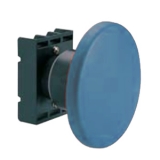 8 LP2T B6166 Толкатель грибовидной кнопки d=60 мм, в пластиковом корпусе, без фиксации, (в комплекте с крепежным основанием ..AU120), цвет синий