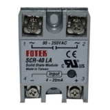 SSR-40LA 1-фазное твердотельные реле, Фазовое управление, 40A, аналоговый вход 4…20 мА, Uвых 90...250VAC