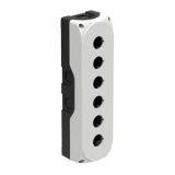 LPZP6A8 Корпус пластиковый для пультов управления, 6 отверстий под кнопки, цвет серый