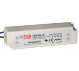 LPV-35-12 - Блок питания MeanWell, 36Вт, Диапазон входного напряжения 90 – 264 VAC,127-370VDC,  Выход 12VDC, 3A,  Естественное охлаждение, IP67 -30 +75°C, размер 148*40*30mm