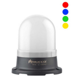 SNT-74-B-RGB Сигнальный Маячок RGB, 70 мм, Свечение  - постоянное, мигающее, стробоскопическое, Цвета: красный, зеленый, желтый, синий, с зуммером: 66...88 дБ (на раст. 1м). 16 мелодий, Питание 12-24VDC, IP65