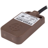 PFI25-8DP2 Датчик приближения индуктивный, 3-х проводный, питание 12-24VDC, плоский корпус 25х25х10 мм, зона обнаружения на верхней стороне, расст. срабат. до 8мм, выход - PNP, НЗ, IP67, Макс. частота срабат. 200Гц