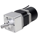 A200K-G599-GB7.2 5-фазный шаговый двигатель, d=85 мм, сплошной вал, 2,8 А, 200 кгс*см, С встроенным редуктором и тормозом передаточное число 1 : 7,2