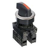 S3SF-S4R Селекторный переключатель, 30мм, 2-позиционный, с фиксацией, с длинной рукояткой, красный