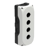 LPZP4A8 Корпус пластиковый для пультов управления, 4 отверстия под кнопки, цвет серый