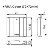 RMA-COVER TK4M TERMINAL COVER Крышка для TK4M