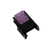 CNE-S03-VT Гнездо на кабель, фиолетовый, 3-контактное, AWG 28 до 30, сечение провода 0.05 до 0.08, диаметр 1.0 до 1.2мм
