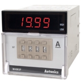 M4M1P-AA-5 Панельный измерительный прибор, амперметр,сила переменного тока, светодиодный дисплей, 72х72 мм, 3,5 разряда, вход/199,9A, одинарная установка, 110 и 220VAC