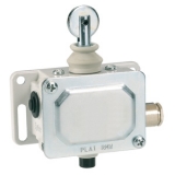 PLA1RMW Металлический концевой выключатель с ручным и магнитным возвратом, нажимной толкатель с роликом, IP65