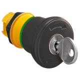 LPCB6842R421E Грибовидная кнопка, без монт. переходника, 40 мм, цвет черный