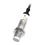 CR18CN08DPR Емкостной датчик цилиндрический, M18x78 мм, медно-никелевый сплав, незаподлицо, выход PNP НО/НЗ, регул. чувствит., расст. сраб. Sn=8мм, питание 10…30VDC, 50 Гц, IP67, кабель 2 м