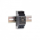 HDR-30-24, Источник питания Mean Well, вход 85...264 VAC / 120...370 VDC, выход 24VDC/1.5А, в кожухе на DIN-рейку, 35х90х54.5мм, -30...+70°С