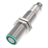 UR18-CM1DNH-E2 Ультразвуковой датчик M18, дистанция сраб. Sn=60-1000 мм, питание 15...30VDC, NPN , режим гистерезиса, диффузное отражение, никелир. латунь, разъём М12 4-pin, в комплекте ответная часть разъём М12 4-pin с кабелем 2м + кронштейн, IP67