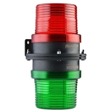 SNT-2X915-KFS Сигнальный маяк, двойной, 5 режимов свечения, RG, 12-24V AC/DC, IP65.