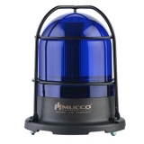 SNT-125-KFS-4 Сигнальный маяк 100 мм, куполовидный, монтаж на поверхность, 5 режимов свечения, Синий, 85-260V AC/DC, IP65.