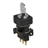 S16KRS Селекторные переключатели с ключом, квадратные, 16 мм