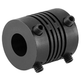 EC1-10 COUPLING Муфта пластиковая для энкодера. внутр d=10 мм, внешний d=22 мм. длина муфты 25 мм