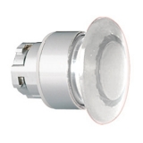 8LM2TBL6148 Толкатель грибовидной кнопки d=40 мм в металлическом корпусе, с возможностью установки подсветки, без фиксации, (без крепежного основания ..AU120), цвет белый