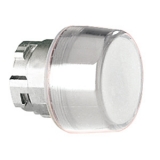 8LM2TIL1187 Колпачок светового индикатора в металлическом корпусе, цвет: бесцветный, с символом "Опасное напряжение"