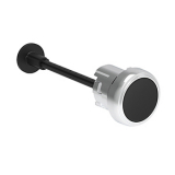 LPSR1002 Нажимная кнопка для механического управления без фиксации, утапливаемый тип (ход 5,2 мм). Регулируемая длина 0...150 мм., в комплекте с стягой, (без крепежного основания LPXAU 120M), цвет черный