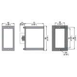 31G216 Монтажный комплект для установки извлекаемых реле