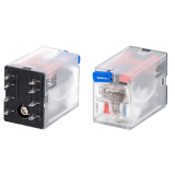 HR703CD024 11-штыр. промышленное реле с LED индик. и мех. упр., 24VDC, 10A, 3 перекидных контакта конт. установка на колодке HR7XS2