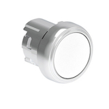 LPSQ108 Металлическая кнопка Platinum диаметром 22 мм, утапливаемая, с фиксацией, цвет белый, (без крепежного основания LPXAU 120M), возврат повторным нажатием