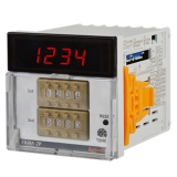 FX4M-2P4 Счетчик-таймер, DIN 72 (Ш) х 72 (В) мм, 4 разряда, 100-240VAC 50/60 Гц, 2 уставки, (обновленный)
