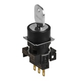 S16KR Селекторные переключатели с ключом, круглые, 16 мм