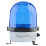 SNT-D12522-4 Сигнальная лампа в алюминиевом корпусе, стробоскопический эффект, Синий, 85-260V AC/DC, IP65.