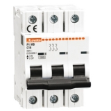 P1MB3PC10 Автомат. выключатель с термомагнитным расцепителем 3P, ток In 10 А, Icn 10 кА, хар-ка С, 3 модуля