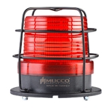 SNT-912-B-KFS-1 Сигнальный маяк 90 мм с расширенным диапазоном питания, стробоскопический эффект, Красный, 24-90V DC / 24-60V AC, IP65. Зуммер