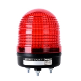 MS86L-FFF-G Светодиодная сигнальная лампа d=86мм 90-240VAC, постоянное + мигающее свечение, цвет зеленый, куполообразный тип плафона