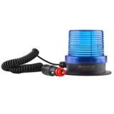 SNT-F915-4 Сигнальный маяк с разъемом для прикуривателя, магнитный, стробоскопический эффект, Синий, 12-24V AC/DC, IP65.