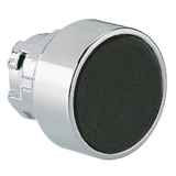 8LM2T B102 Толкатель кнопки в металлическом корпусе, утапливаемый, без фиксации, (без крепежного основания ..AU120), цвет черный