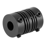 EC1-4 COUPLING (Замена на D13L21-4x4 ) Муфта пластиковая для энкодера. внутр d=4 мм, внешний d=13 мм. длина муфты 21 мм