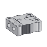 DY-1000-2 Разъём для термопары Железо-Константан(J), с круглыми контактами, розетка
